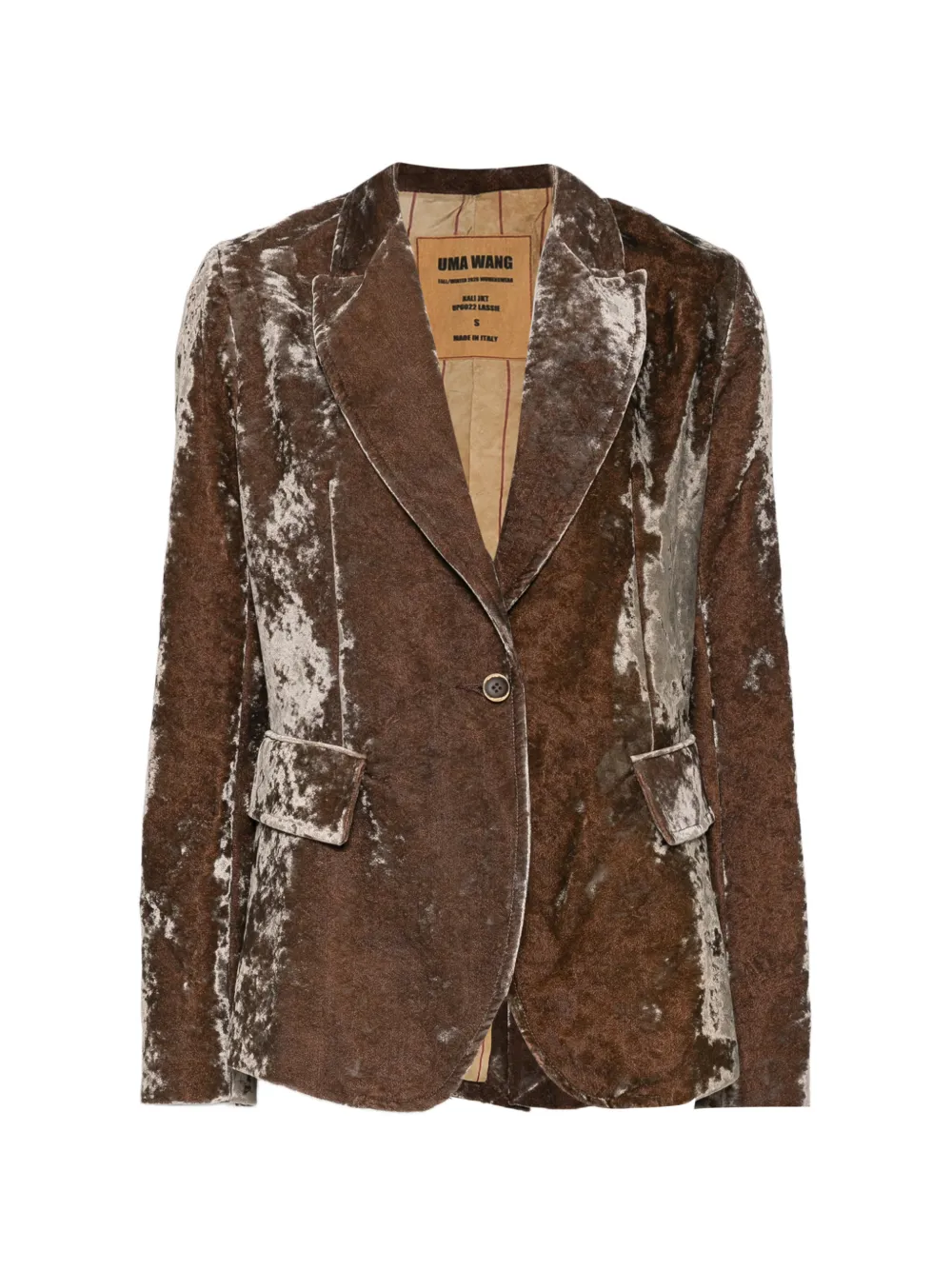 Uma Wang Kali jacket - Marrone