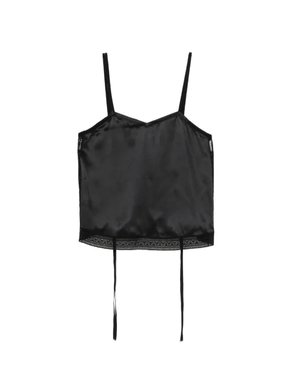 Ann Demeulemeester Iru Negligé Top in Black