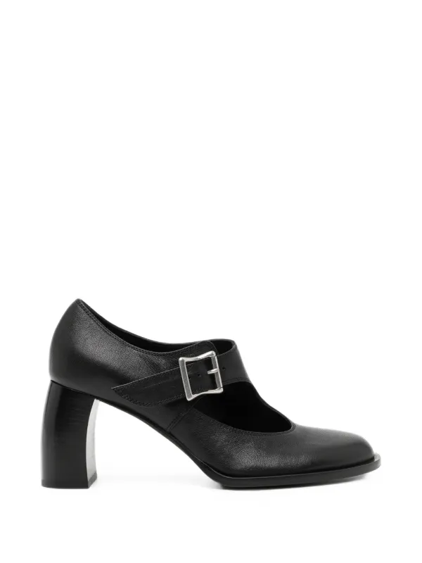 Ann Demeulemeester 80mm Buckle-fastening Leather Pumps in Black