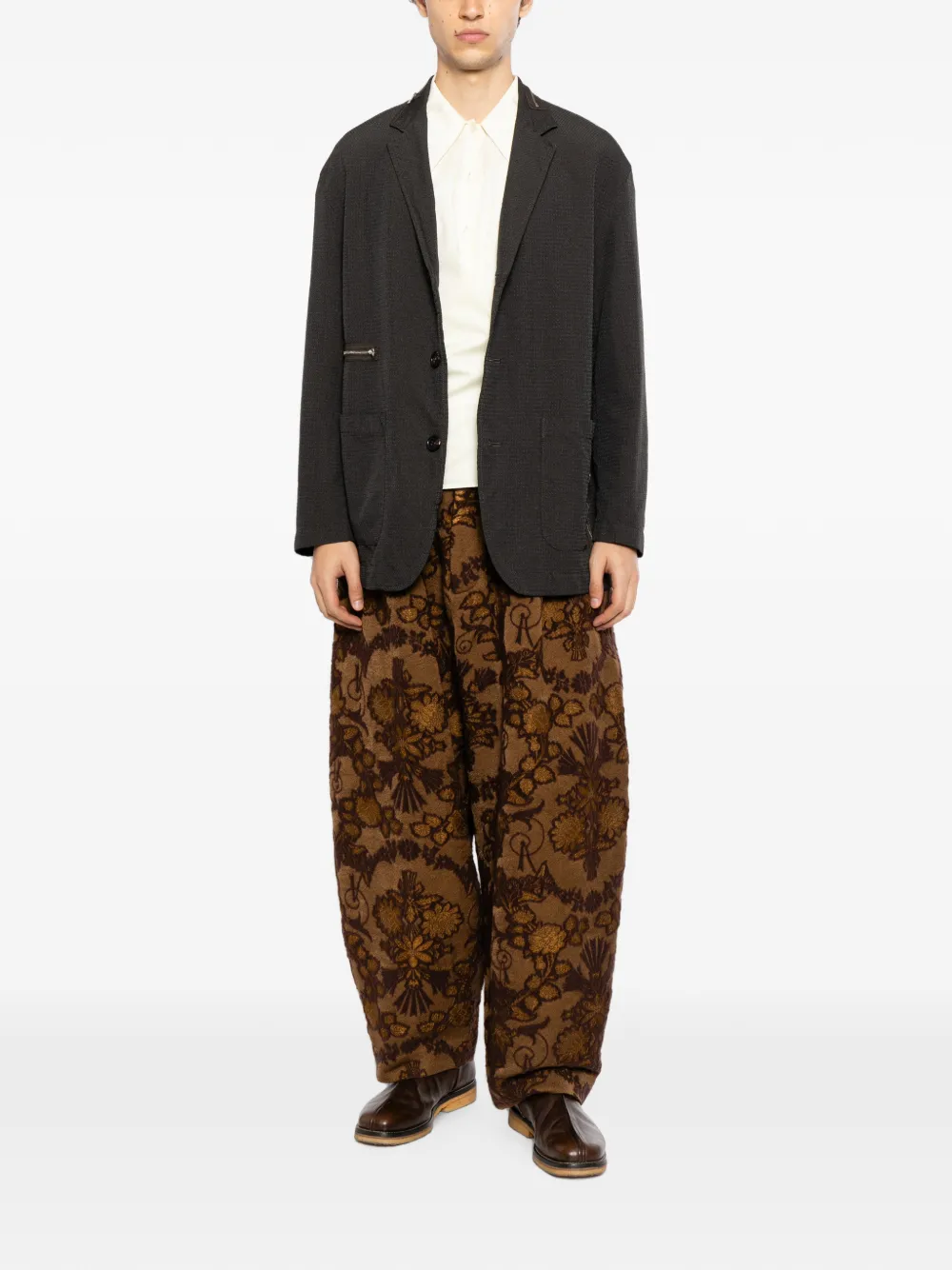 Uma Wang Patina broek Bruin