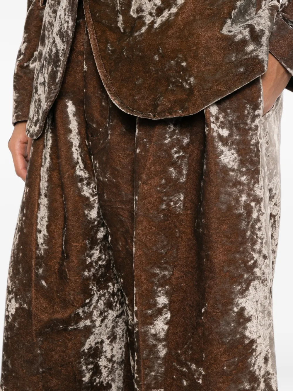 Uma Wang Poetic broek Bruin