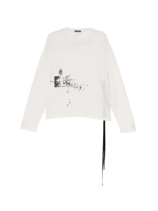 Ann Demeulemeester Emil T-shirt in Neutrals