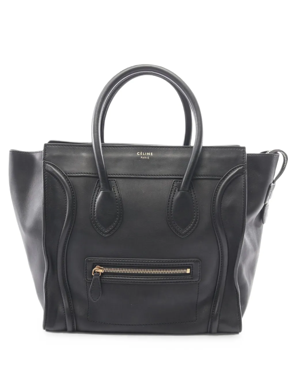 Celine Pre-Owned 2000-2026 Mini Calfskin Luggage tote bag - Nero