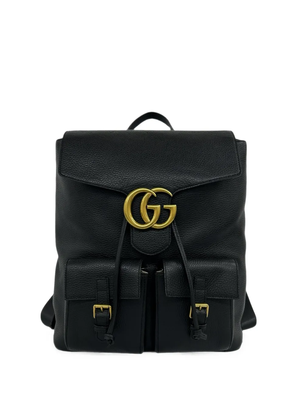 Gucci Pre-Owned 2000-2015 GG Marmont Rucksack aus Kalbsleder - Schwarz