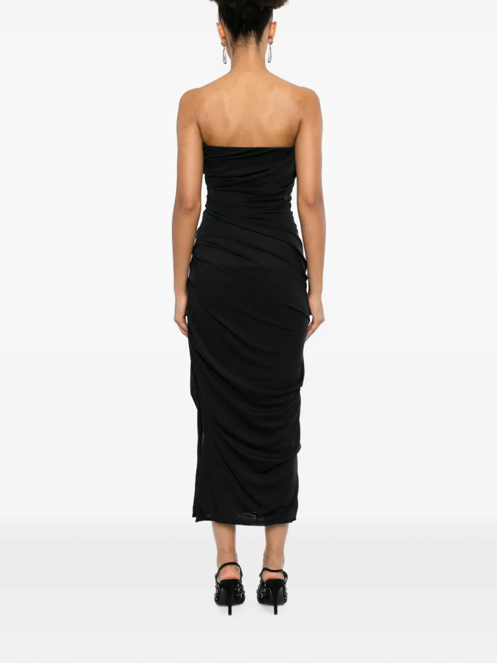 Alex Perry Strapless mini-jurk Zwart