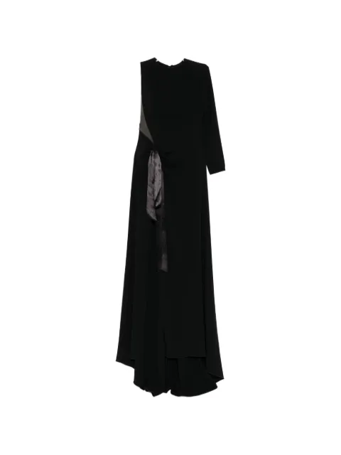 Isabel Sanchis one-shoulder gown
