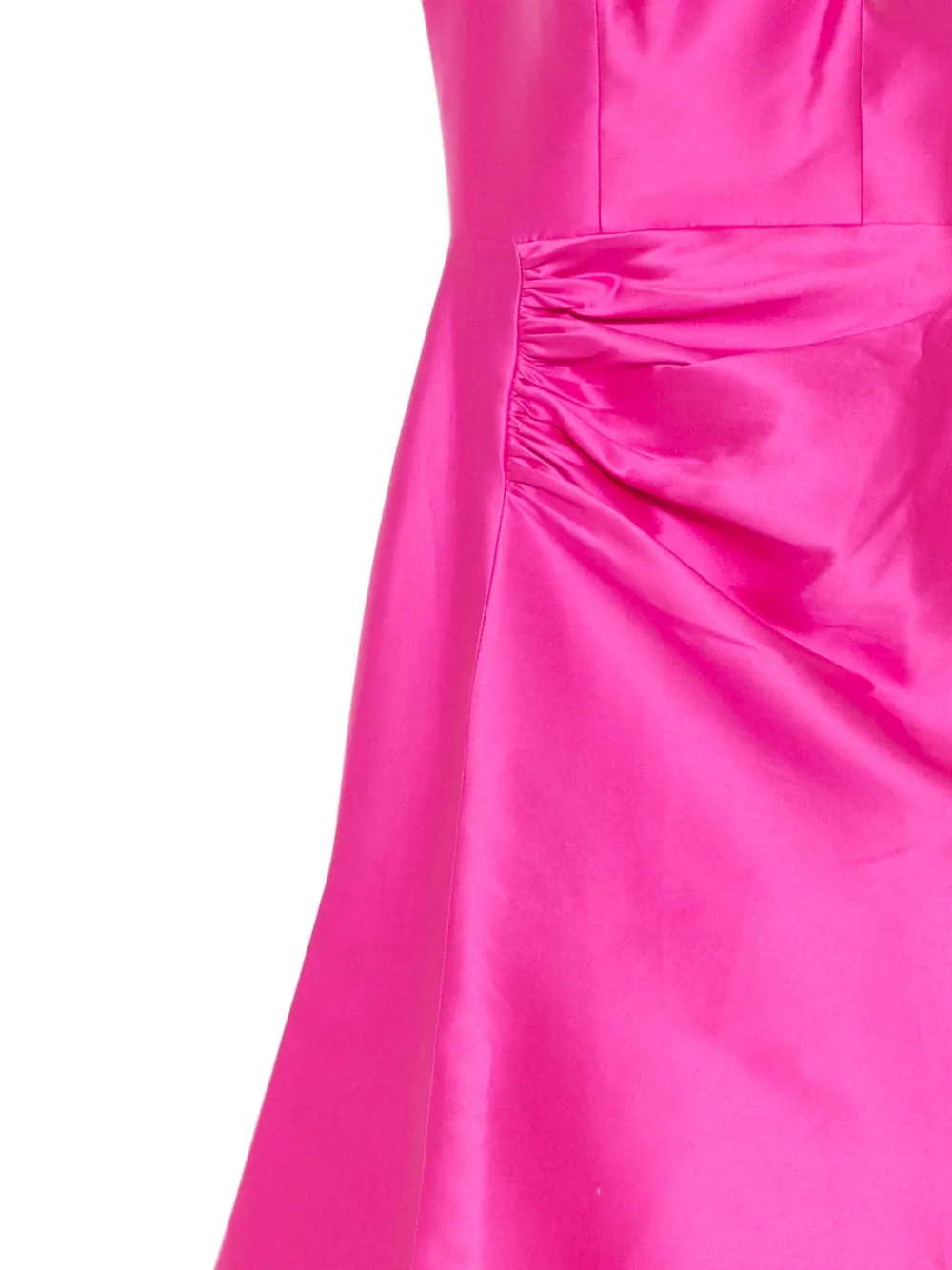 Isabel Sanchis Avondjurk met ruches Roze