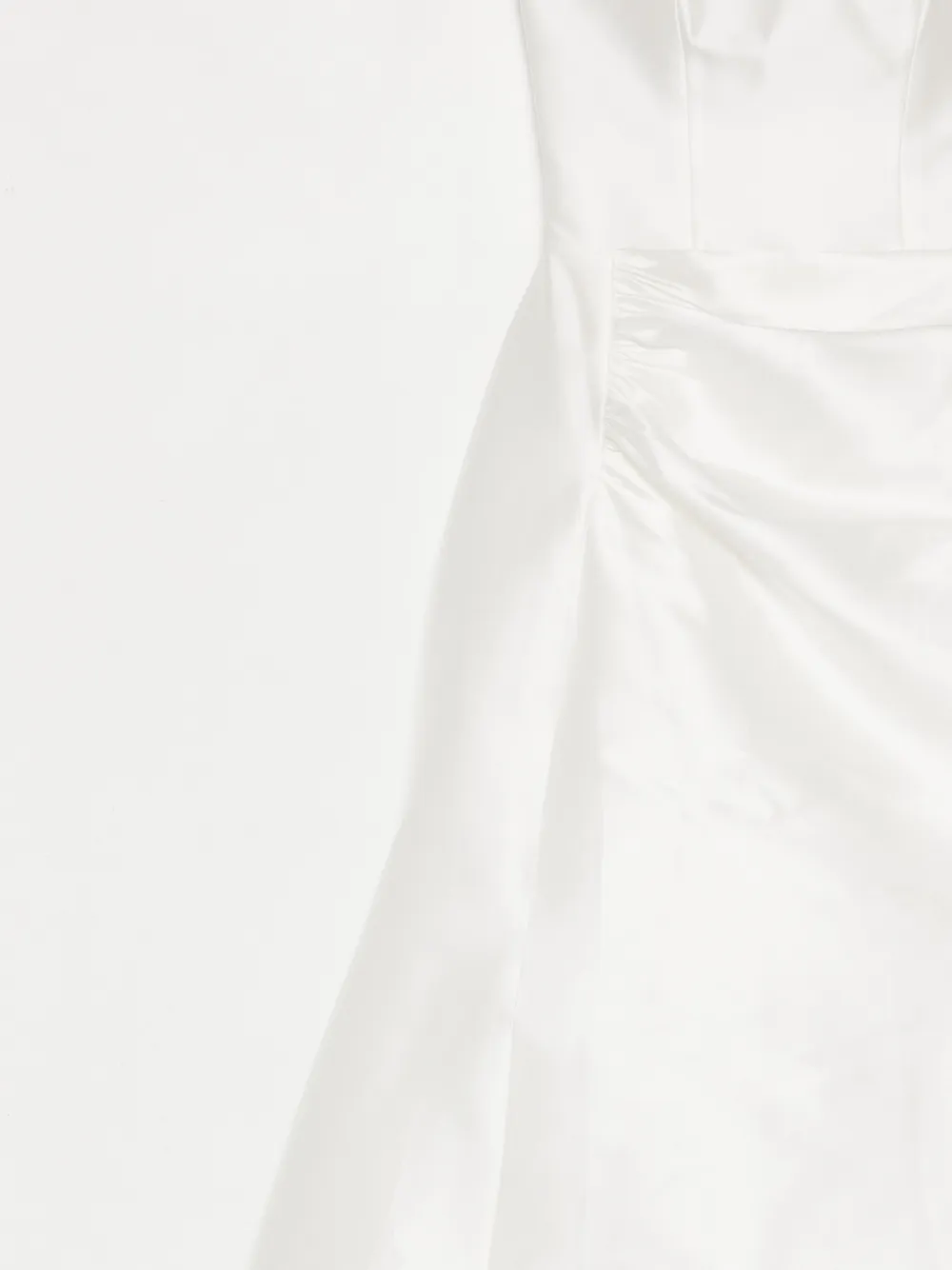 Isabel Sanchis Strapless avondjurk Wit