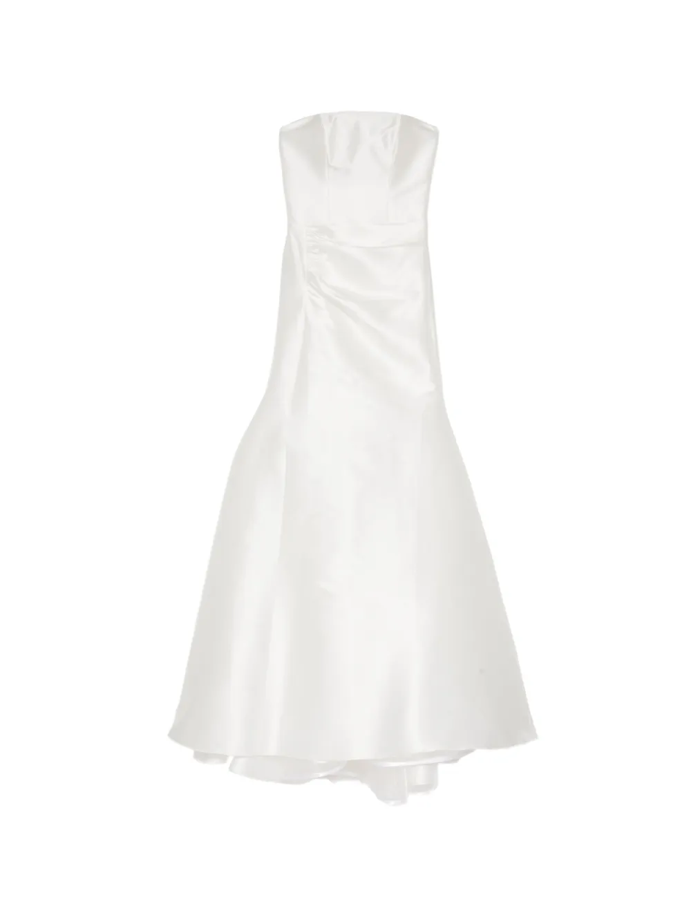 Isabel Sanchis ruched strapless gown