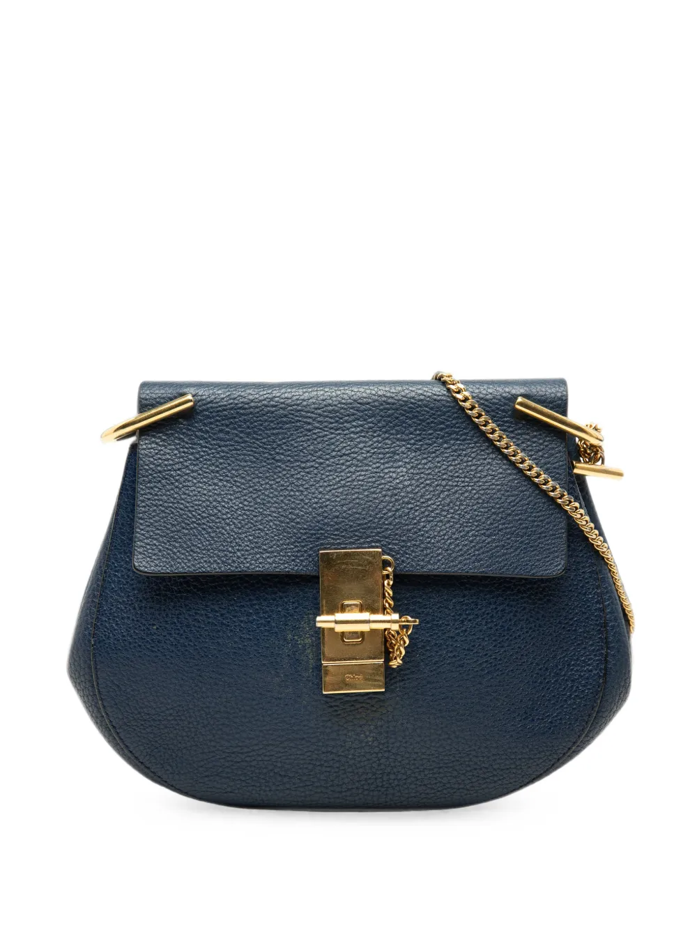 Chloé Pre-Owned 2015 Small Leather Drew crossbody bag - Blau