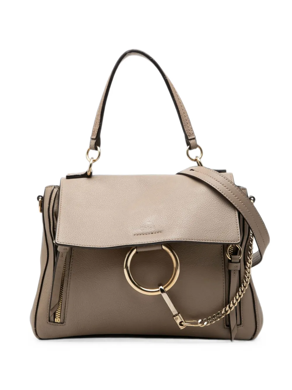 Chloé Pre-Owned 2017 Small Leather Faye Day satchel - Braun