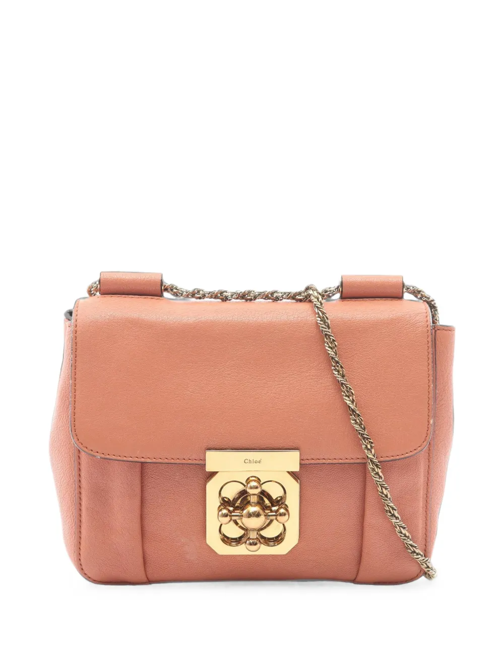 Chloé Pre-Owned 2010-2026 Small Leather Elsie crossbody bag - Arancione