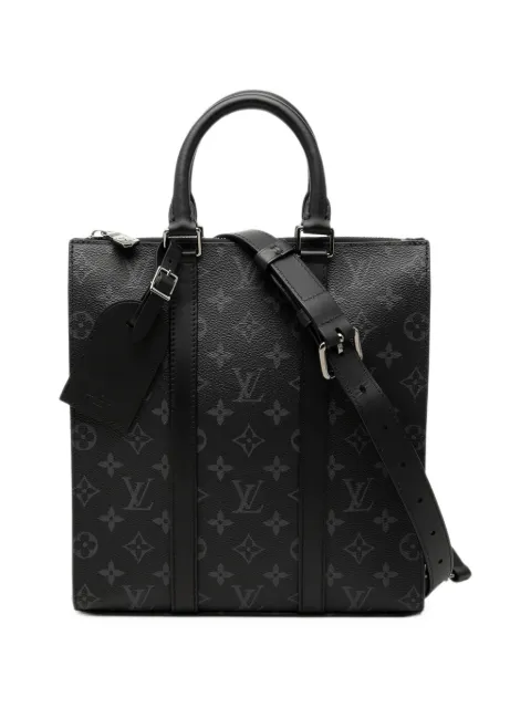 Louis Vuitton Pre-Owned 2022 Monogram Eclipse Sac Plat satchel