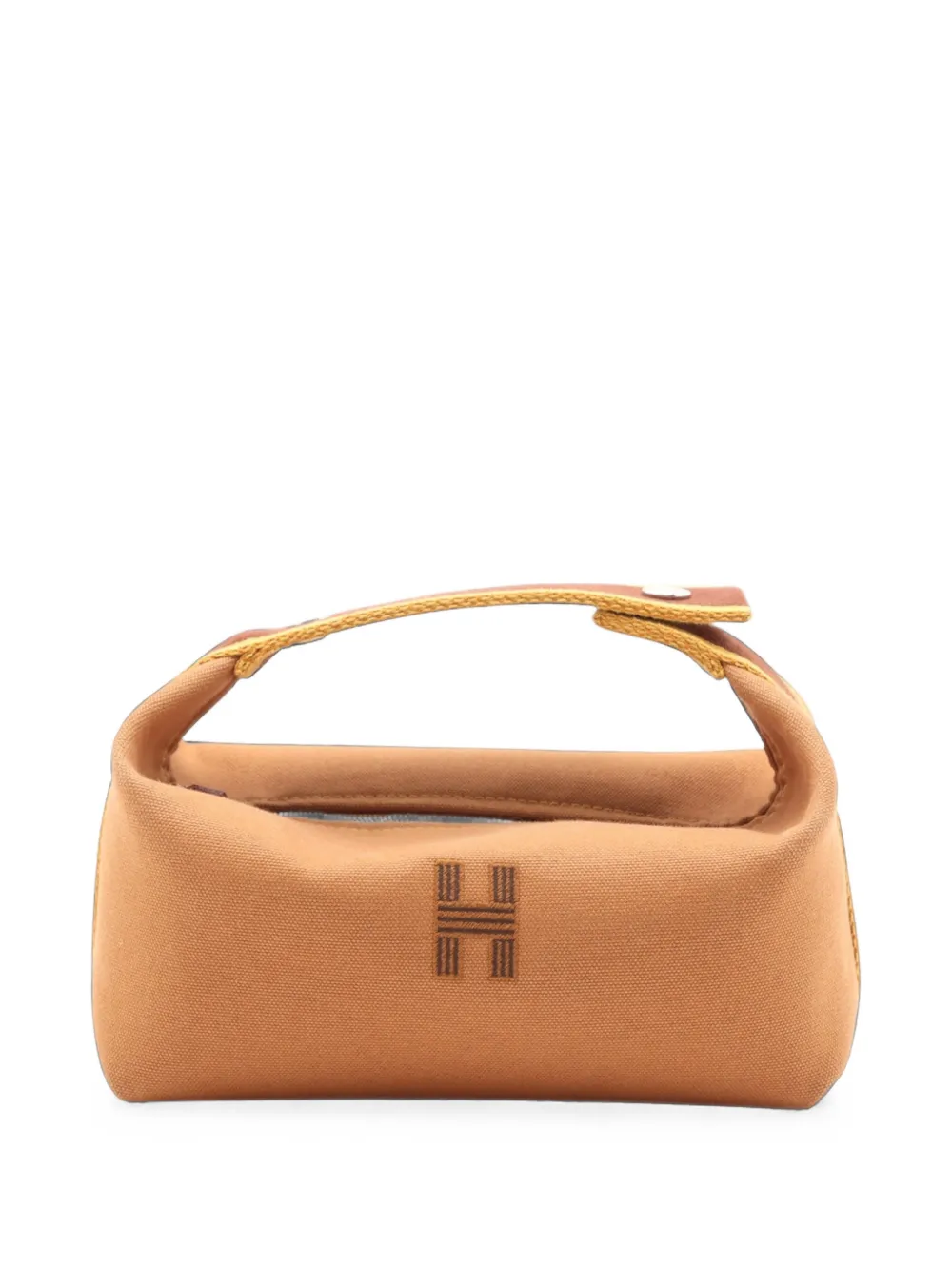 Hermès Pre-Owned 2010-2026 Small Toile Bride A Brac Case vanity bag - Marrone