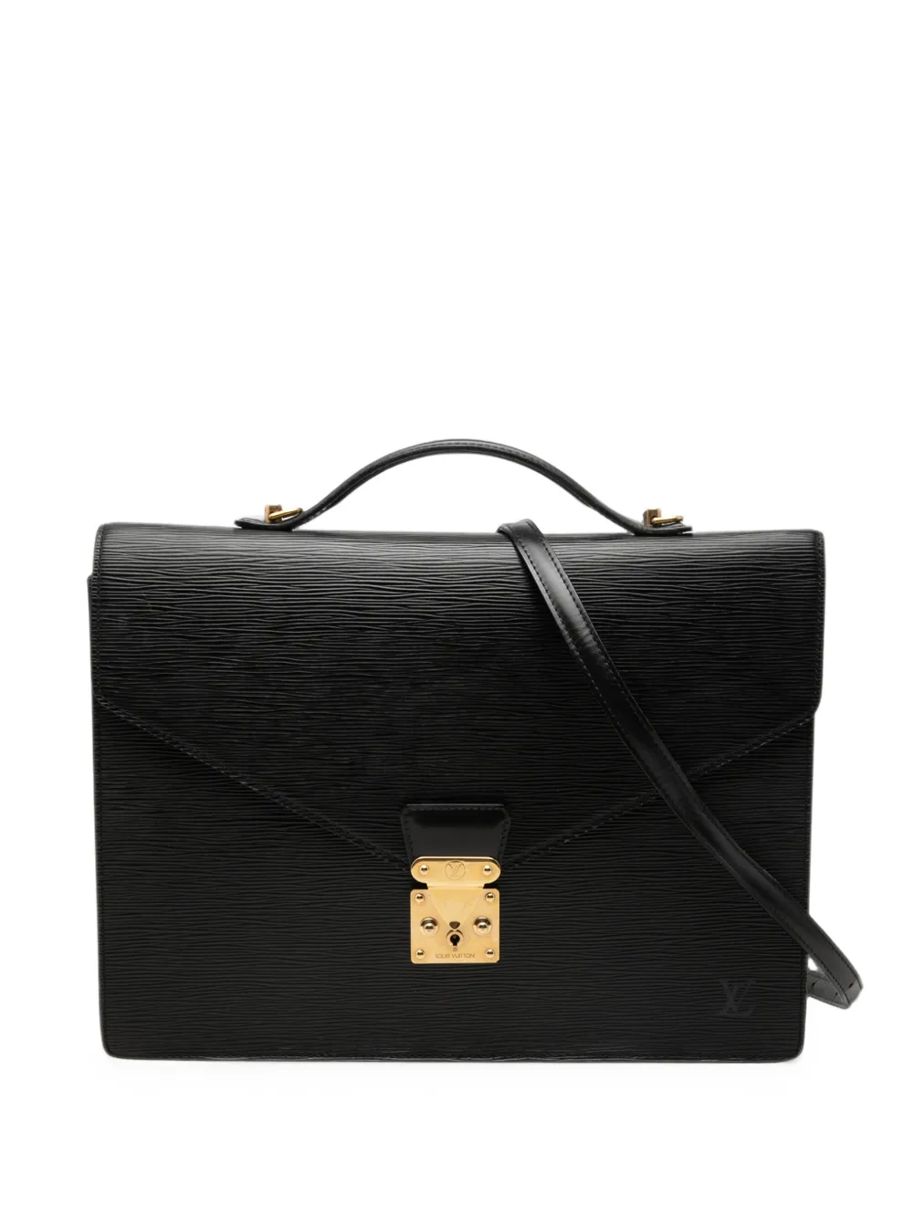 Louis Vuitton Pre-Owned 1994 Epi Porte Documents Bandouliere business bag - Nero