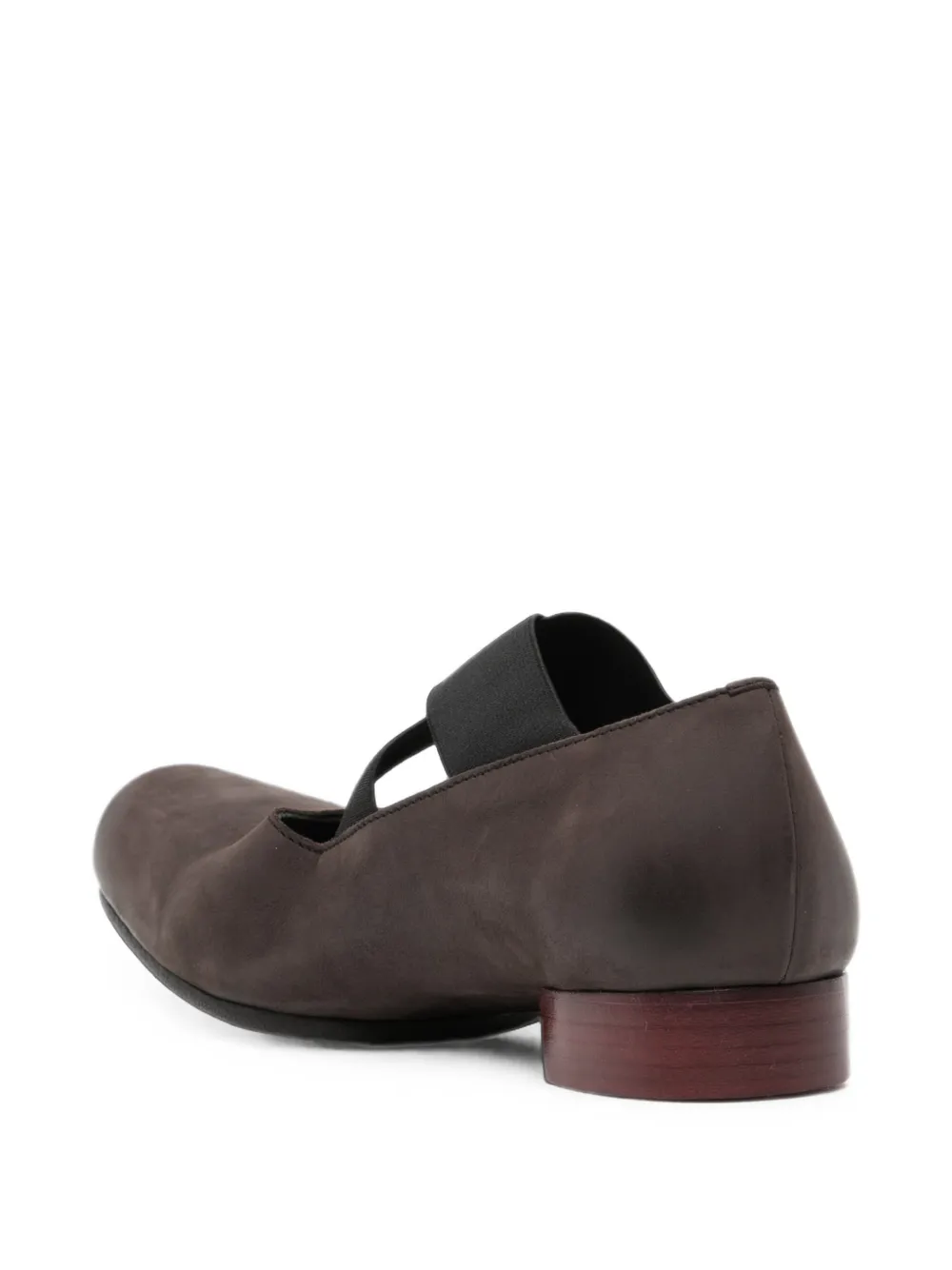 Uma Wang cross-strap leather ballet flats Bruin