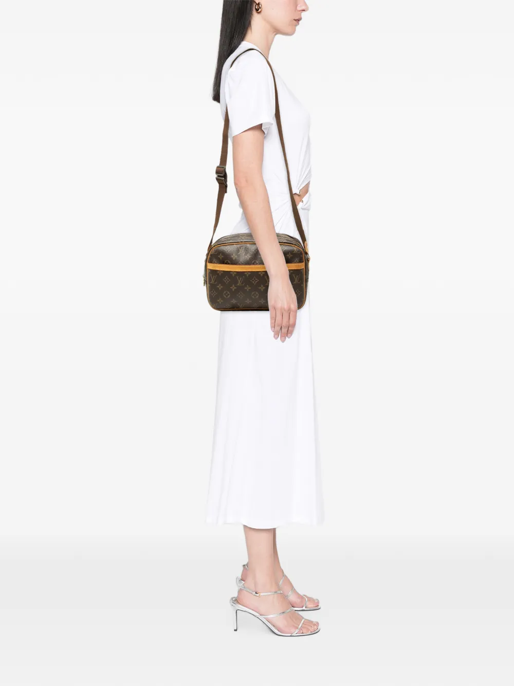 Louis Vuitton Pre-Owned 2007 Monogram Reporter PM crossbody bag - Braun