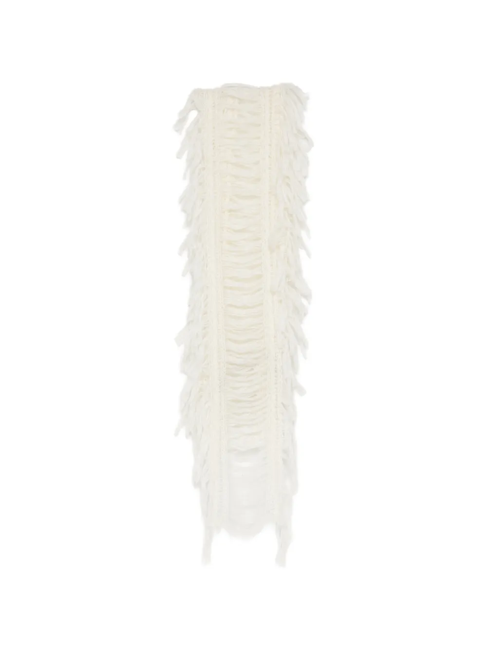 Ann Demeulemeester Drina Scarf In White