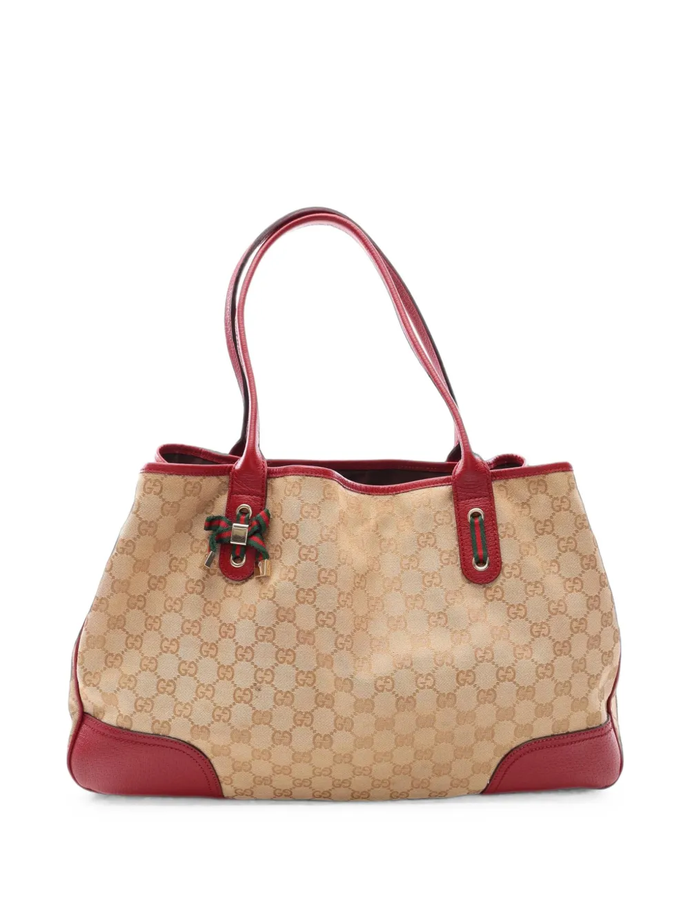 Gucci Pre-Owned 2000-2015 GG Canvas Web Princy tote bag - Toni neutri
