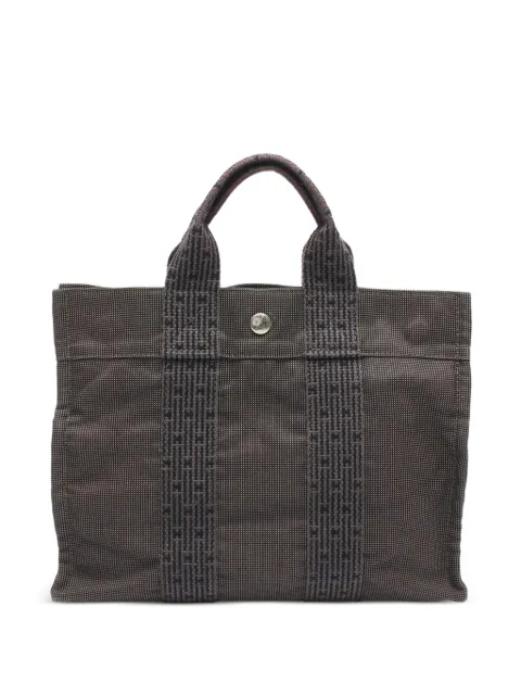 Hermès Pre-Owned Herline PM 帆布托特包（1990-2010年典藏款）