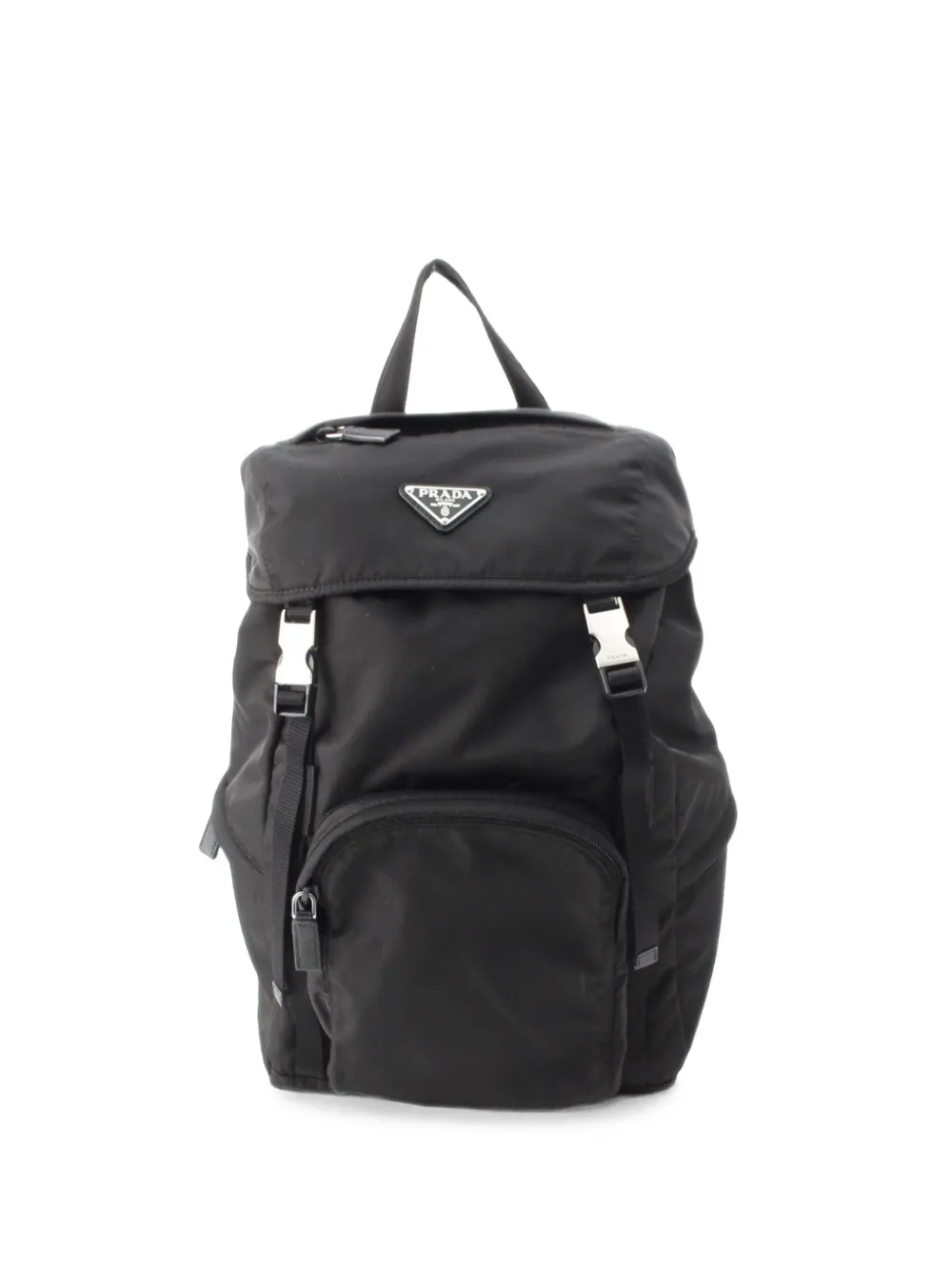 Pre-owned Prada 2013-2026 Tessuto Backpack In Black