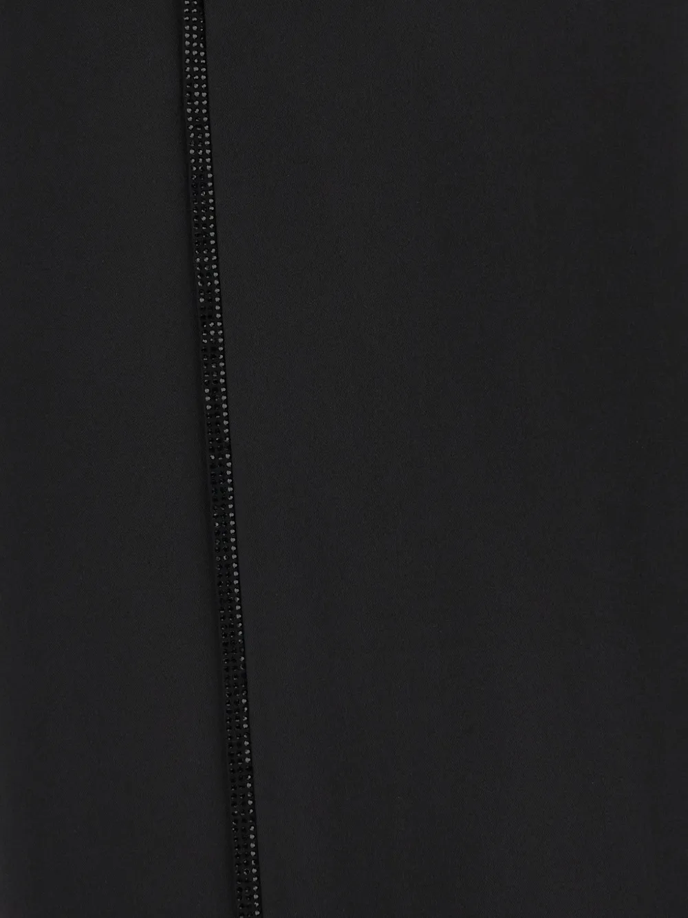Giorgio Armani rhinestone-embellished wide-leg trousers Zwart