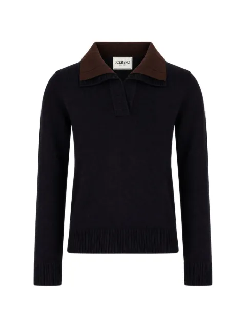 Iceberg lomg-sleeves polo top