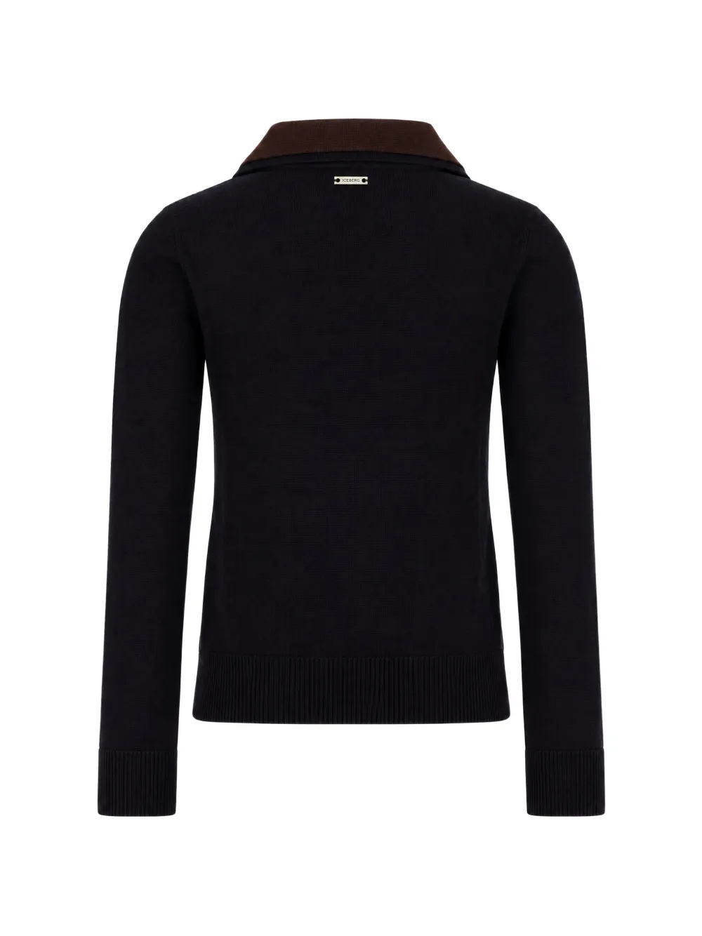 Iceberg lomg-sleeves polo top Blauw