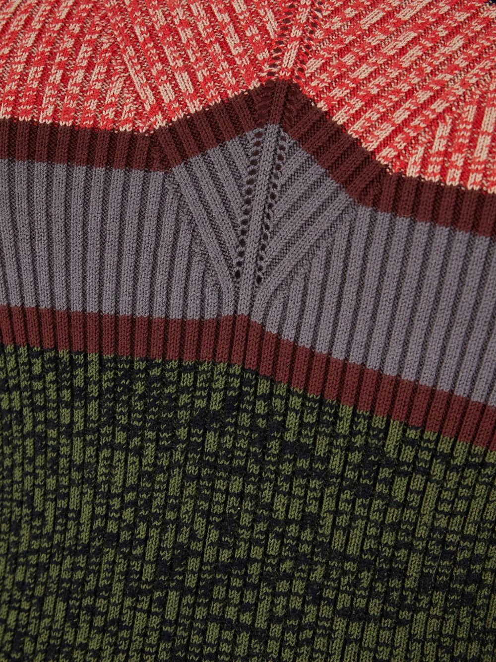 Iceberg ribbed-knit sweater Zwart
