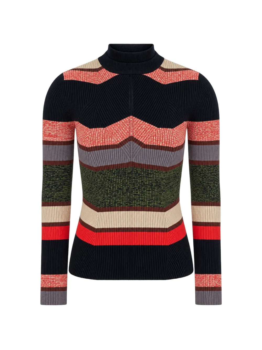 Iceberg ribbed-knit sweater Zwart