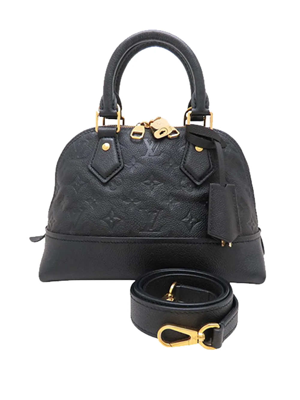 Louis Vuitton Pre-Owned Borsa a tracolla Neo Alma BB in pelle Monogram Empreinte 2021-2026 - Nero