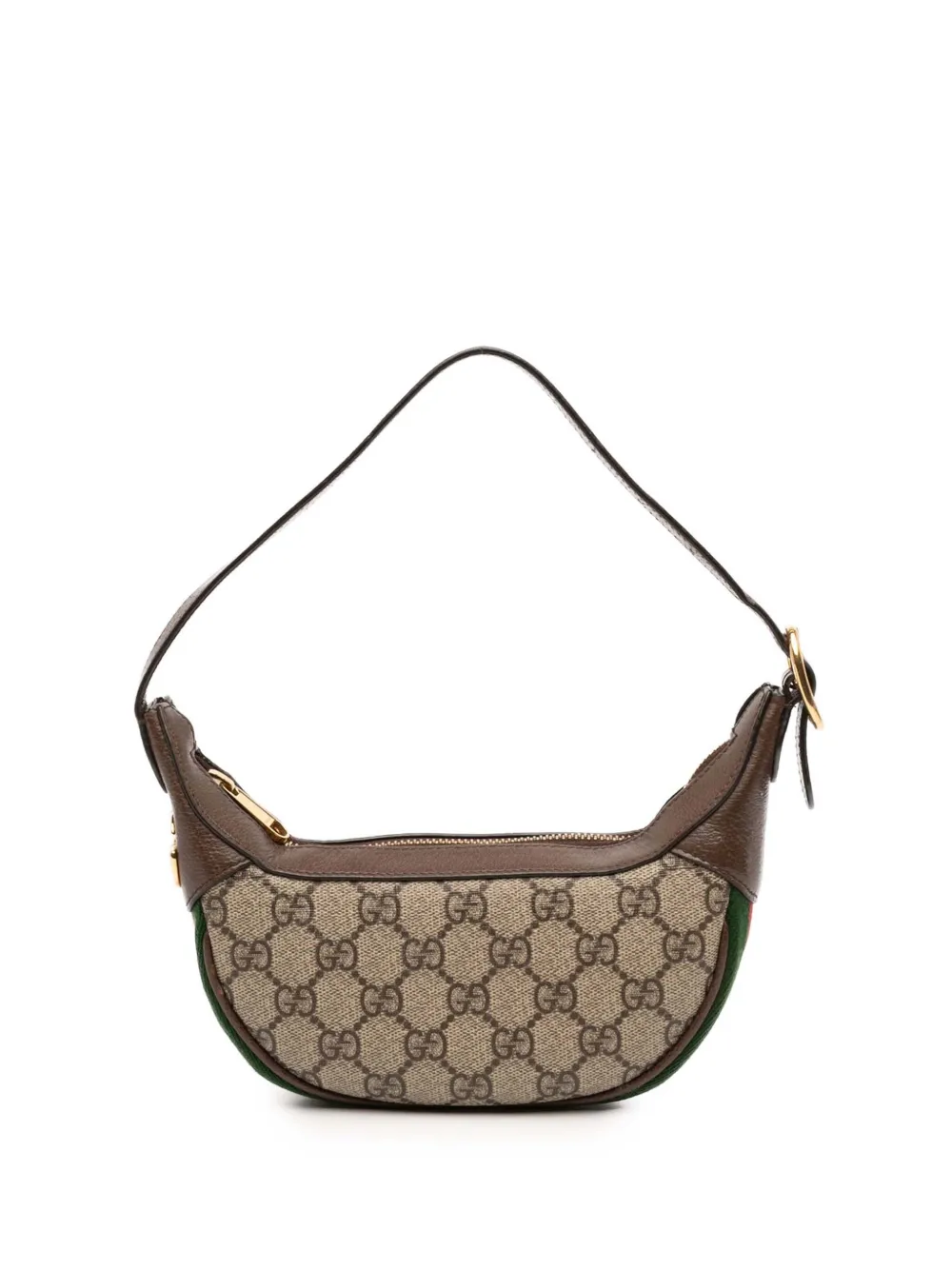 Gucci Pre-Owned 2016-2026 Mini GG Supreme Web Ophidia shoulder bag - Toni neutri