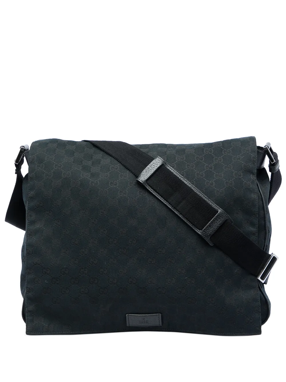 Gucci Pre-Owned 2016-2026 GG Canvas Messenger Bag crossbody bag - Nero