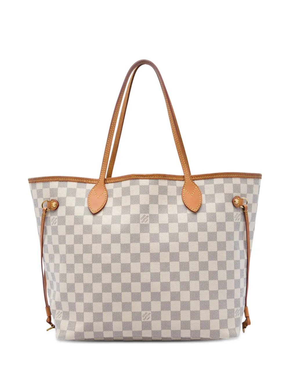 Louis Vuitton Pre-Owned 2018 Damier Azur Neverfull MM tote bag - Bianco