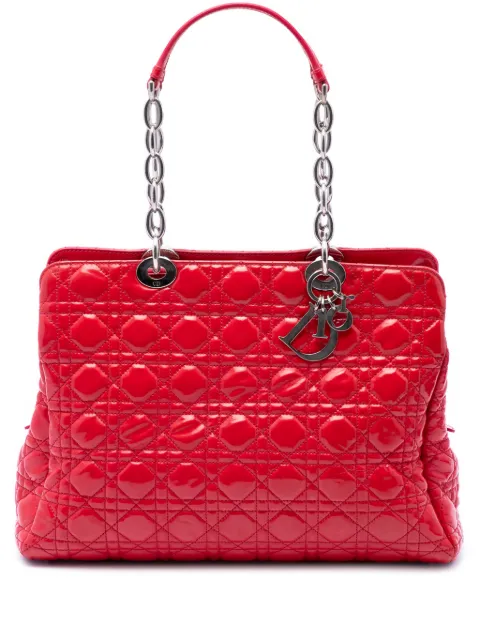 Christian Dior Pre-Owned 2013 Large Patent Cannage Lady Dior Soft Shopping tote bag