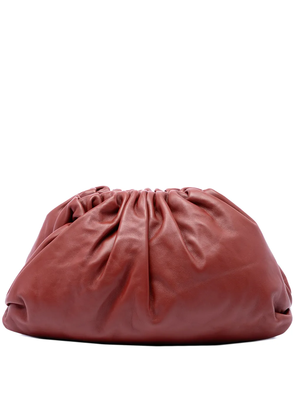 Bottega Veneta Pre-Owned 2012-2026 Lambskin The Pouch clutch bag - Rosso