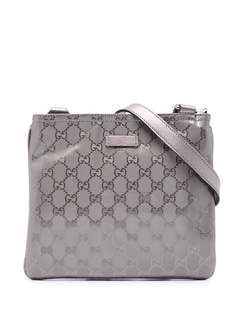 Gucci Pre-Owned 2016-2026 GG Imprime crossbody bag - Argento