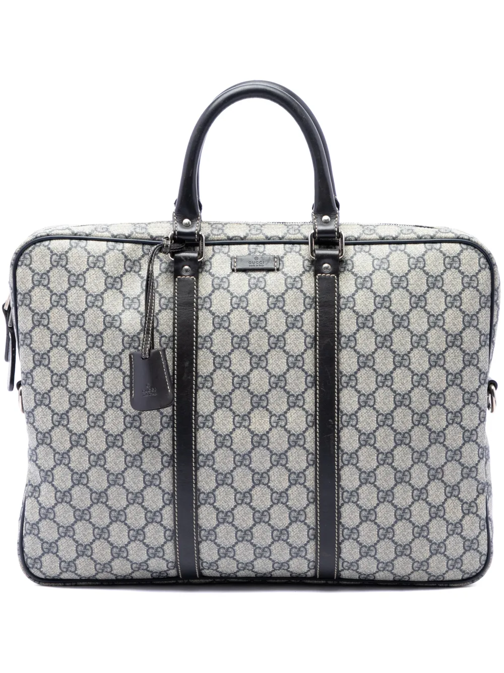 Gucci Pre-Owned 2016-2026 GG Supreme business bag - Toni neutri