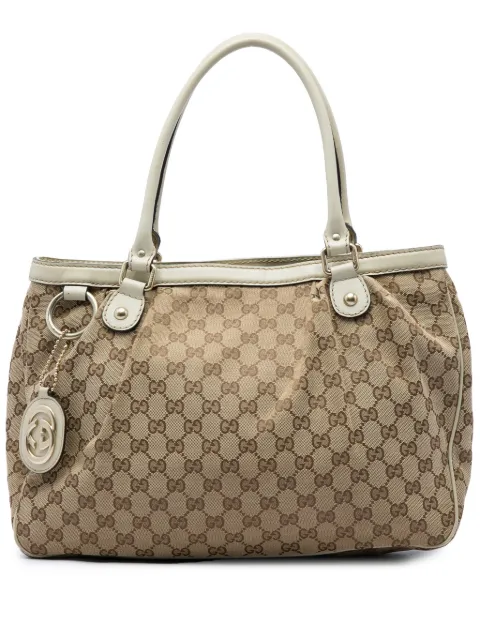 Gucci Pre-Owned tote Sukey de lona con GG 2016-2026