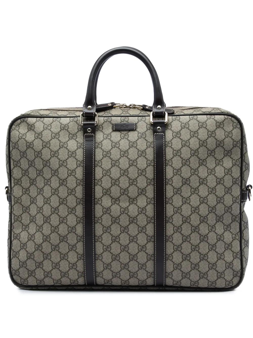 Gucci Pre-Owned 2016-2026 GG Supreme business bag - Toni neutri