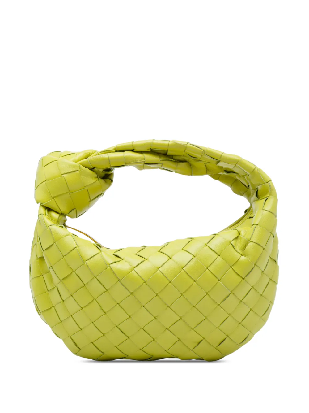 Bottega Veneta Pre-Owned 2012-2026 Mini Nappa Intrecciato Jodie hobo bag - Giallo
