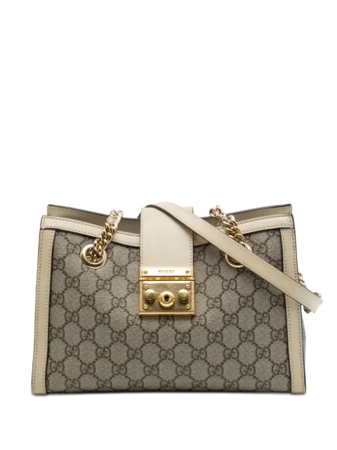 Gucci Pre-Owned 2016-2026 Small GG Supreme Padlock tote bag
