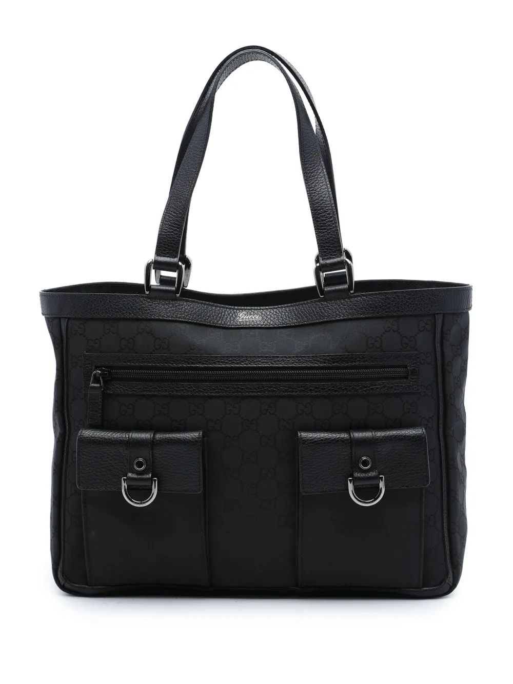 Gucci Pre-Owned 2016-2026 GG Nylon Abbey D Ring Pocket tote bag - Schwarz