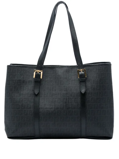 Fendi Pre-Owned tote de lona Zucchino revestida 2010-2026