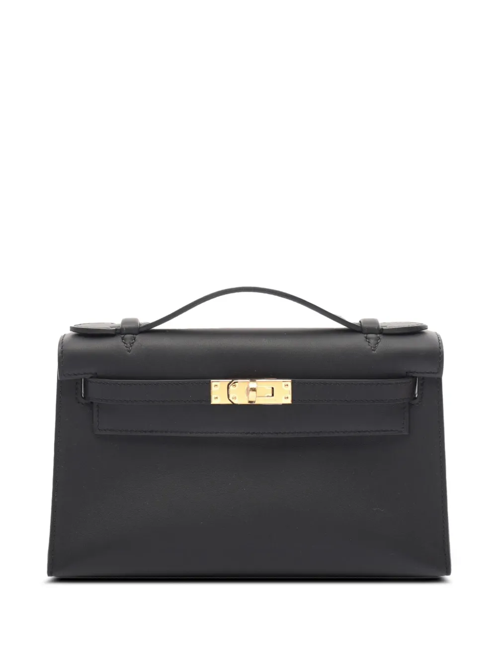 Hermès Pre-Owned 2024 Swift Kelly Pochette 22 handbag - Nero