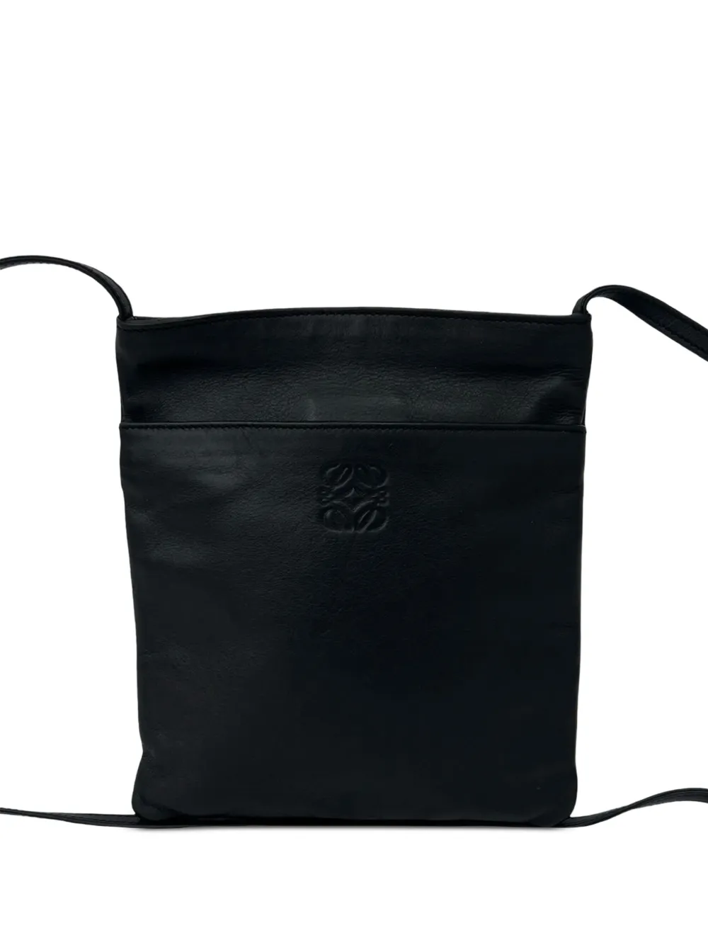 Loewe Pre-Owned Borsa a tracolla Anagram in pelle 2000-2010 - Nero