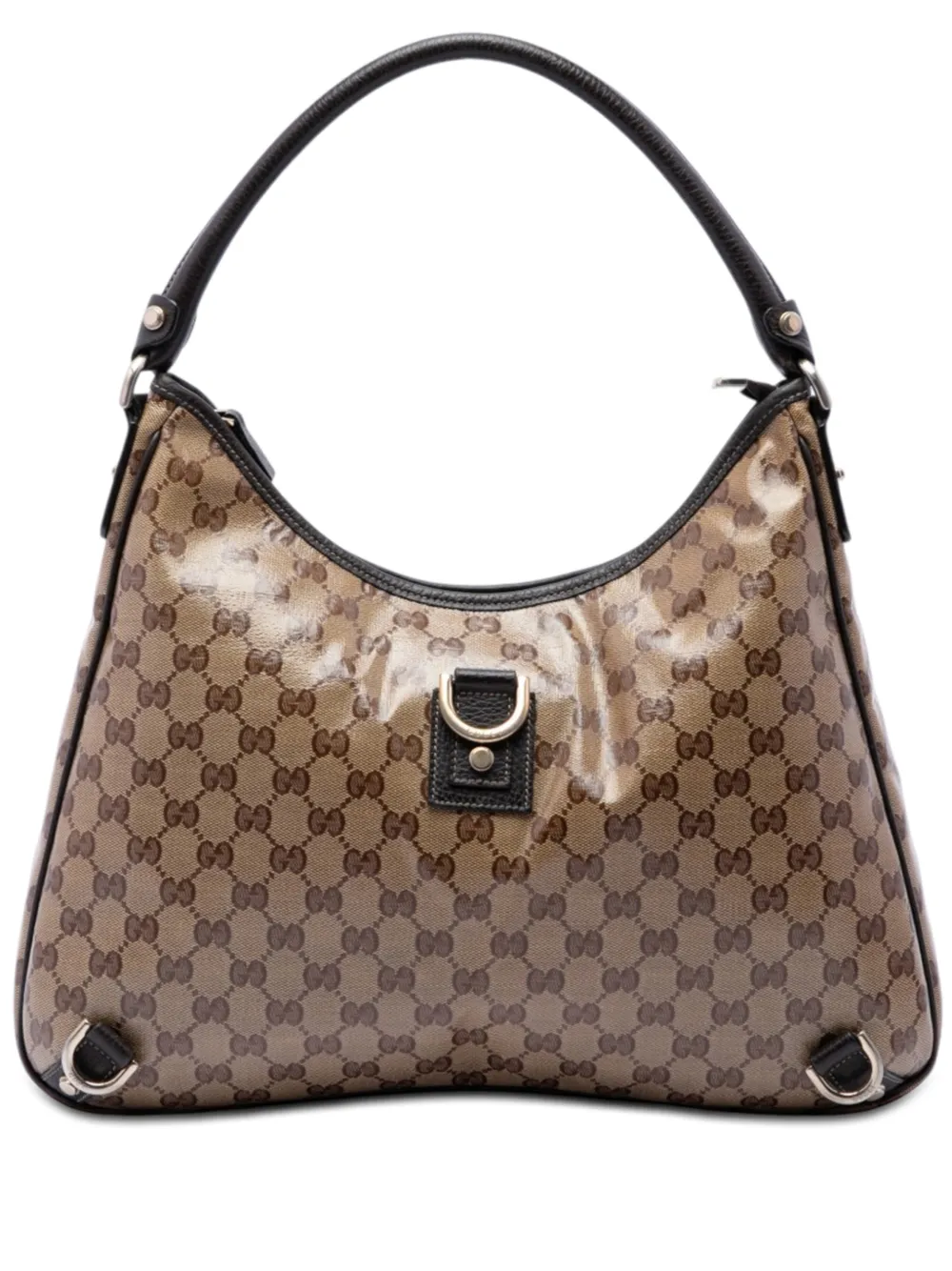 Gucci Pre-Owned 2000-2015 GG Crystal Abbey D Ring shoulder bag - Toni neutri