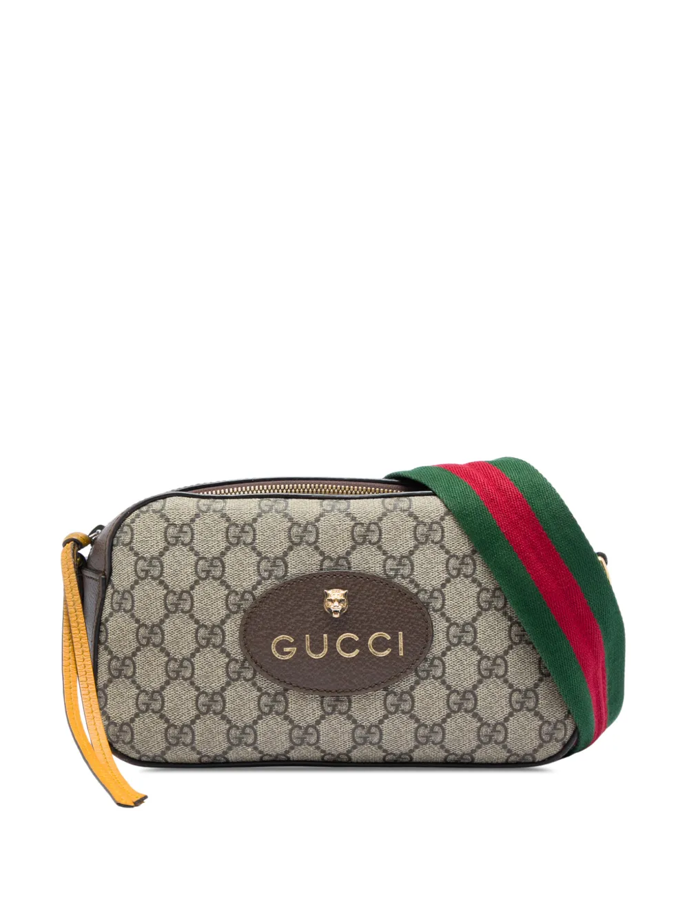 Gucci Pre-Owned 2016-2026 GG Supreme Web Neo Vintage crossbody bag - Toni neutri