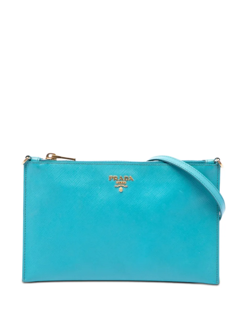 Prada Pre-Owned 2013-2026 Saffiano shoulder bag - Blu
