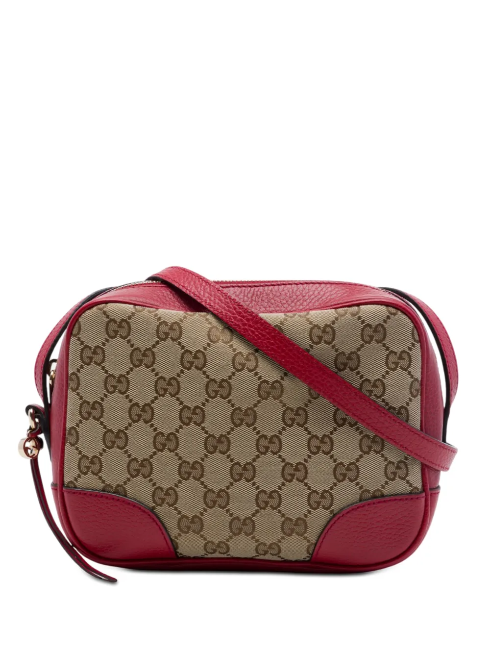 Gucci Pre-Owned 2016-2026 GG Canvas Bree crossbody bag - Rosso